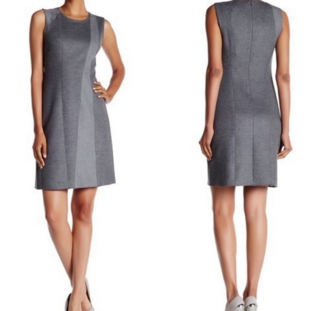 Elie Tahari Gray Sheath Dress Alayna Style